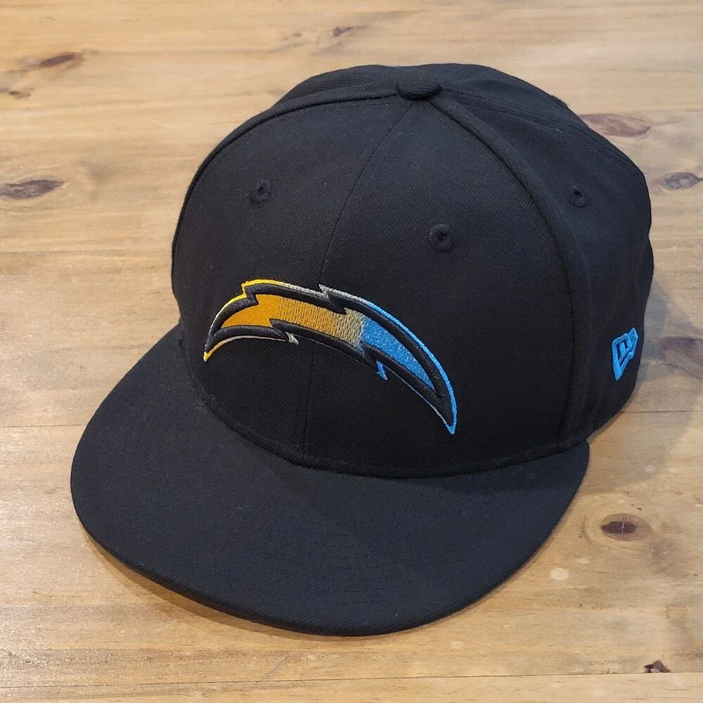 San Diego Chargers Hat Cap Snapback 9Fifty New Era Black Bolt Logo